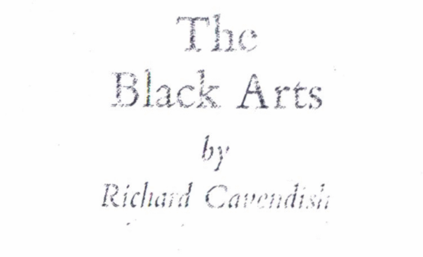 The black Arts, Richard Cavendish