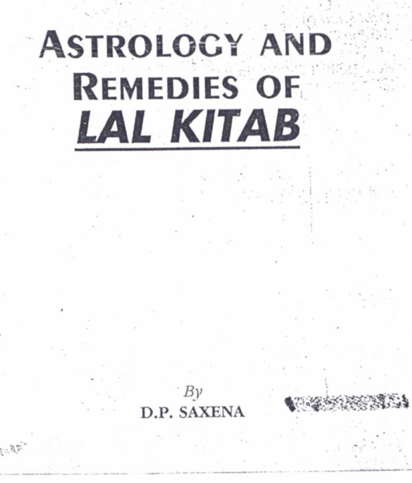 Astrology & Remedies of LAL KITAB