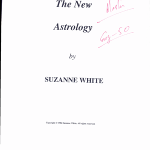 The New Astrology
