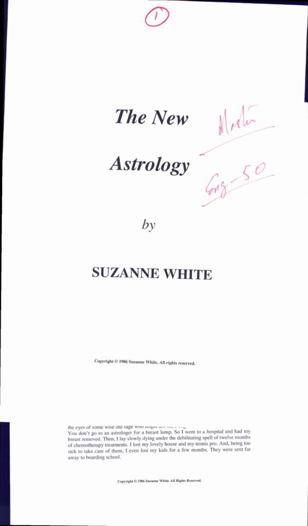 The New Astrology