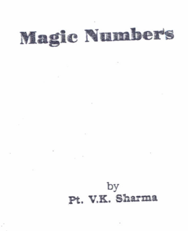 Magic Numbers