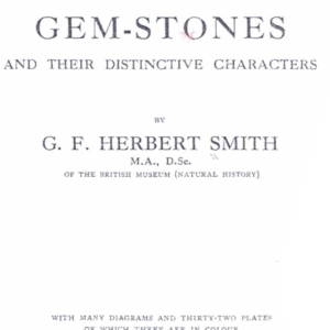 Gemstone & their distintive characters