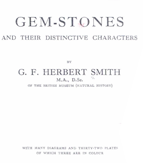 Gemstone & their distintive characters