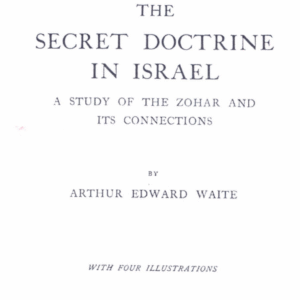 The Secret Doctrine in Isreal