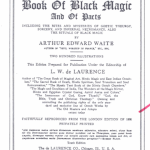 Book of Black Magic and of Pacts