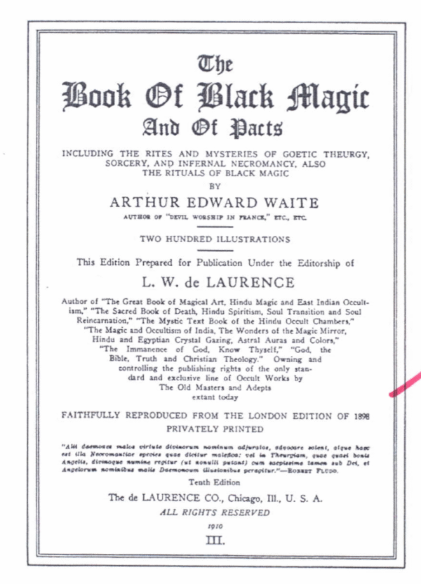 Book of Black Magic and of Pacts