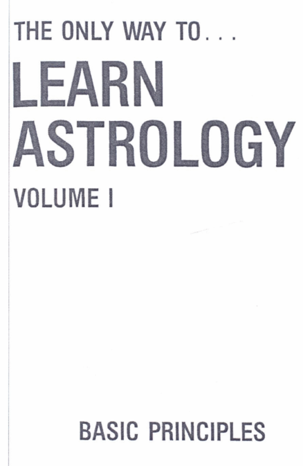The only way to learn astrology V-I