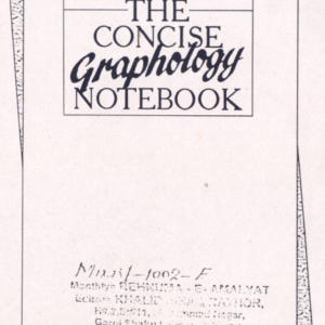 The Concise Graphalogy Note book