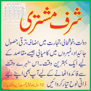 شرف مشتری | Powerful Taweez for rizq aur barakat | Jupiter Talisman